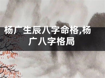 杨广生辰八字命格,杨广八字格局