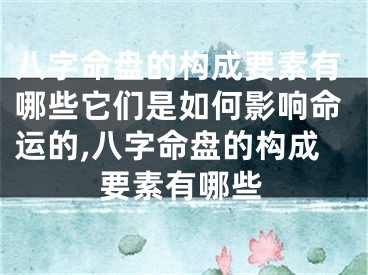 八字命盘的构成要素有哪些它们是如何影响命运的,八字命盘的构成要素有哪些
