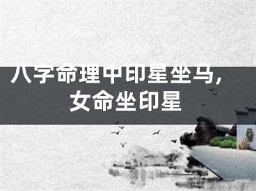 八字命理中印星坐马,女命坐印星