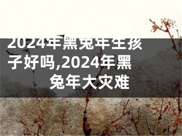 2024年黑兔年生孩子好吗,2024年黑兔年大灾难