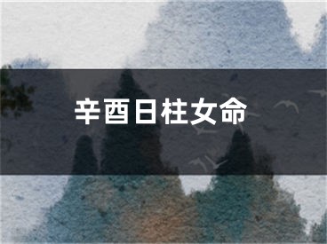 辛酉日柱女命