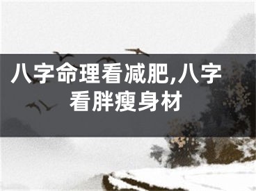 八字命理看减肥,八字看胖瘦身材