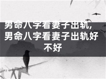 男命八字看妻子出轨,男命八字看妻子出轨好不好