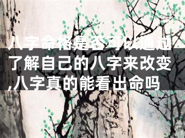 八字命格是否可以通过了解自己的八字来改变,八字真的能看出命吗