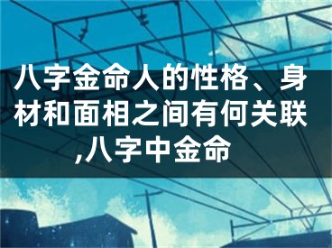 八字金命人的性格、身材和面相之间有何关联,八字中金命