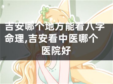 吉安哪个地方能看八字命理,吉安看中医哪个医院好