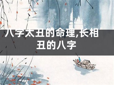 八字太丑的命理,长相丑的八字