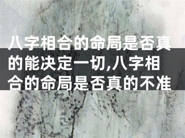 八字相合的命局是否真的能决定一切,八字相合的命局是否真的不准