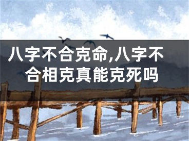 八字不合克命,八字不合相克真能克死吗