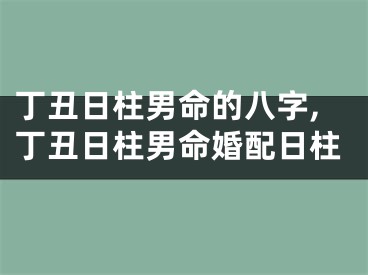 丁丑日柱男命的八字,丁丑日柱男命婚配日柱