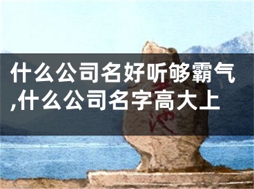 什么公司名好听够霸气,什么公司名字高大上