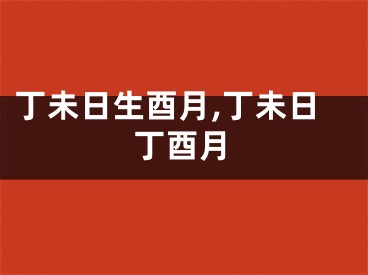 丁未日生酉月,丁未日丁酉月