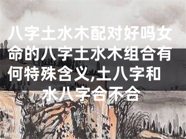 八字土水木配对好吗女命的八字土水木组合有何特殊含义,土八字和水八字合不合