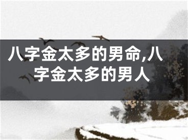 八字金太多的男命,八字金太多的男人