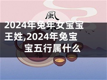 2024年兔年女宝宝王姓,2024年兔宝宝五行属什么