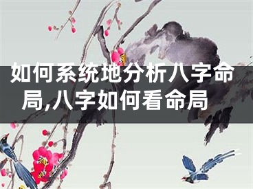 如何系统地分析八字命局,八字如何看命局