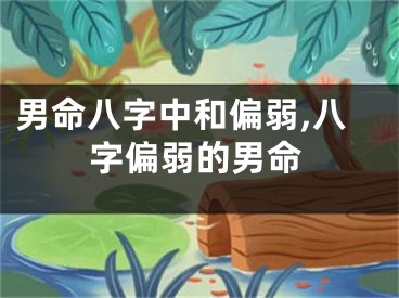 男命八字中和偏弱,八字偏弱的男命