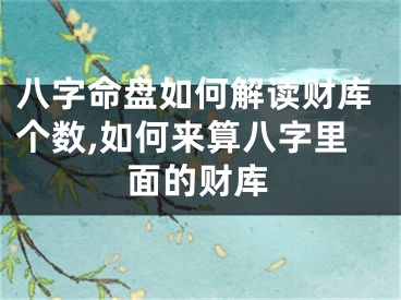 八字命盘如何解读财库个数,如何来算八字里面的财库