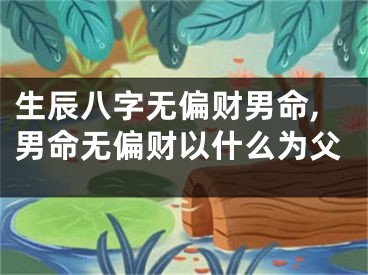 生辰八字无偏财男命,男命无偏财以什么为父