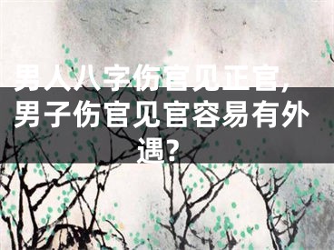 男人八字伤官见正官,男子伤官见官容易有外遇?
