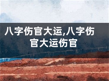 八字伤官大运,八字伤官大运伤官