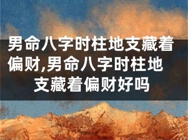 男命八字时柱地支藏着偏财,男命八字时柱地支藏着偏财好吗