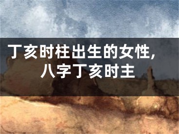 丁亥时柱出生的女性,八字丁亥时主