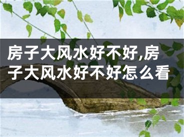 房子大风水好不好,房子大风水好不好怎么看