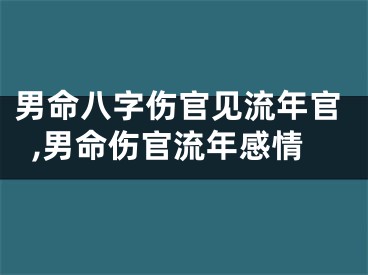 男命八字伤官见流年官,男命伤官流年感情