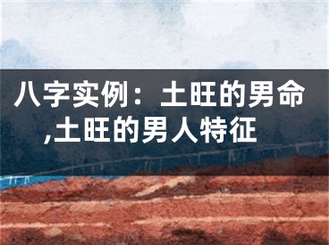 八字实例：土旺的男命,土旺的男人特征