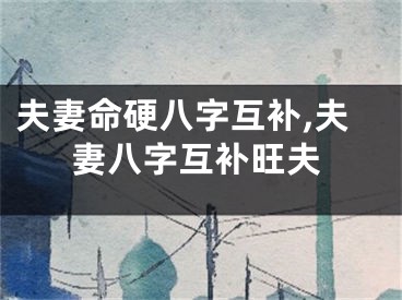 夫妻命硬八字互补,夫妻八字互补旺夫