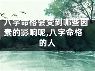 八字命格会受到哪些因素的影响呢,八字命格的人
