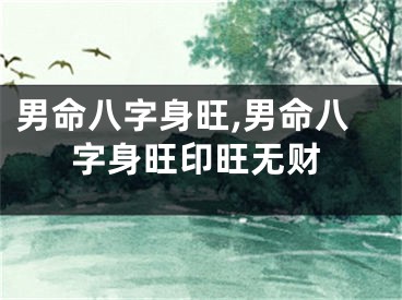男命八字身旺,男命八字身旺印旺无财
