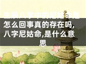 生辰八字中的尼姑命是怎么回事真的存在吗,八字尼姑命,是什么意思