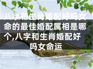 八字和生肖婚配好吗女命的最佳婚配属相是哪个,八字和生肖婚配好吗女命运