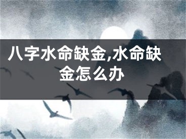八字水命缺金,水命缺金怎么办