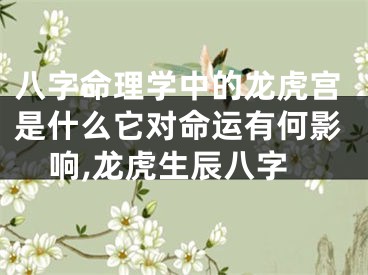 八字命理学中的龙虎宫是什么它对命运有何影响,龙虎生辰八字