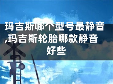 玛吉斯哪个型号最静音,玛吉斯轮胎哪款静音好些