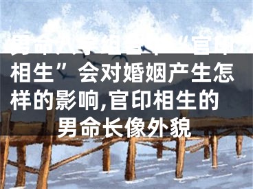 男命八字组合中“官印相生”会对婚姻产生怎样的影响,官印相生的男命长像外貌