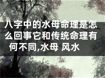 八字中的水母命理是怎么回事它和传统命理有何不同,水母 风水