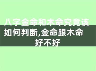 八字金命和木命究竟该如何判断,金命跟木命好不好