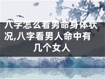八字怎么看男命身体状况,八字看男人命中有几个女人