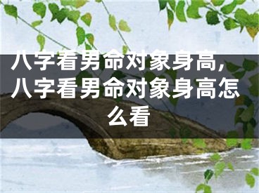 八字看男命对象身高,八字看男命对象身高怎么看