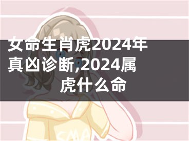 女命生肖虎2024年真凶诊断,2024属虎什么命